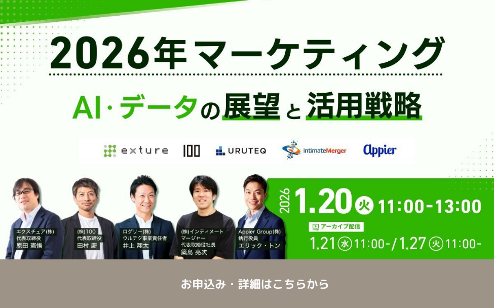 2026年マーケティング
AI・データの展望と活用戦略