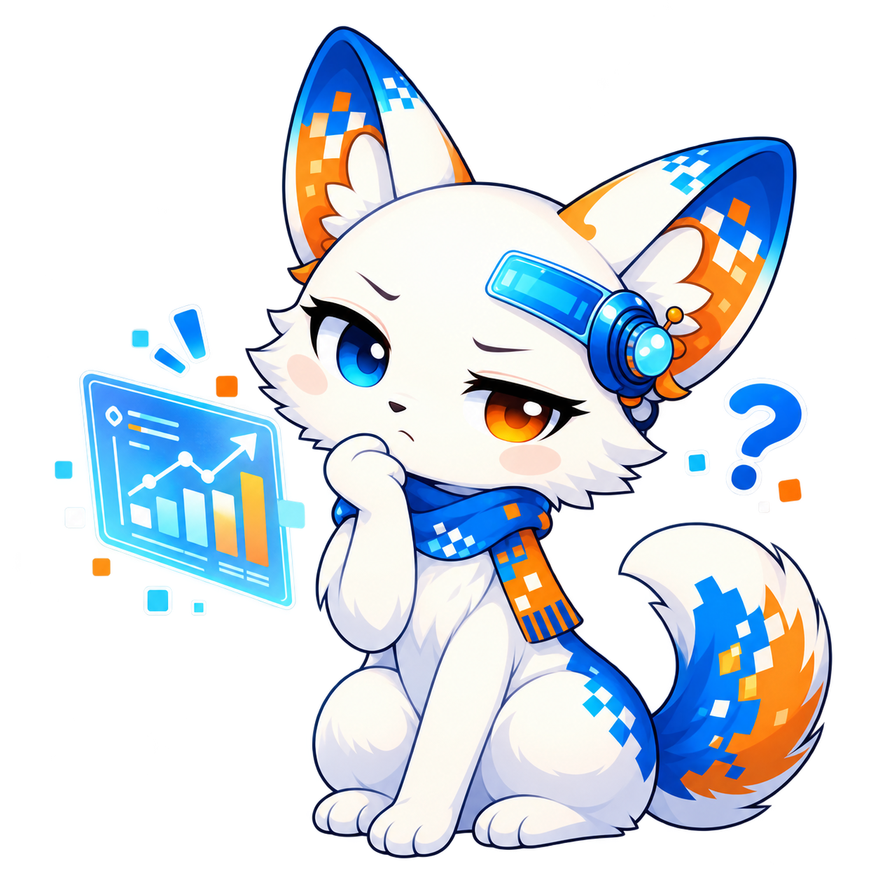 あきれた表情のMia